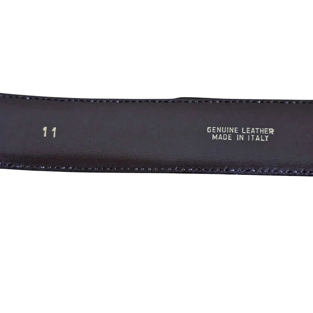 Bruno Magli Genuine Leather Belt - Made in Italy Size M